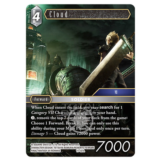 Final Fantasy - Opus 11 - Cloud - 11-127L (Full Art) - (11-127L-FA)