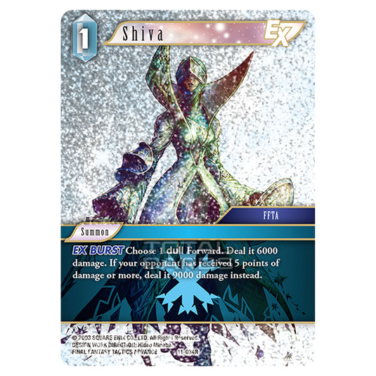 Final Fantasy - Opus 11 - Shiva EX - (11-034R) (Foil)