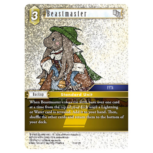 Final Fantasy - Opus 11 - Beastmaster - (11-077C) (Foil)