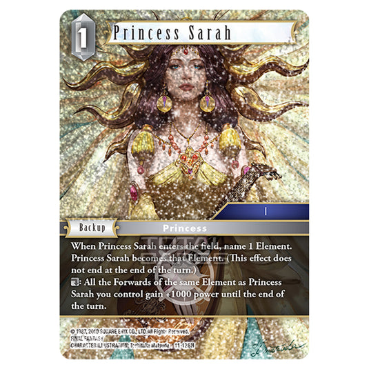 Final Fantasy - Opus 11 - Princess Sarah - (11-128H) (Foil) Final Fantasy - Opus 11 - Princess Sarah - (11-128H) (Foil)