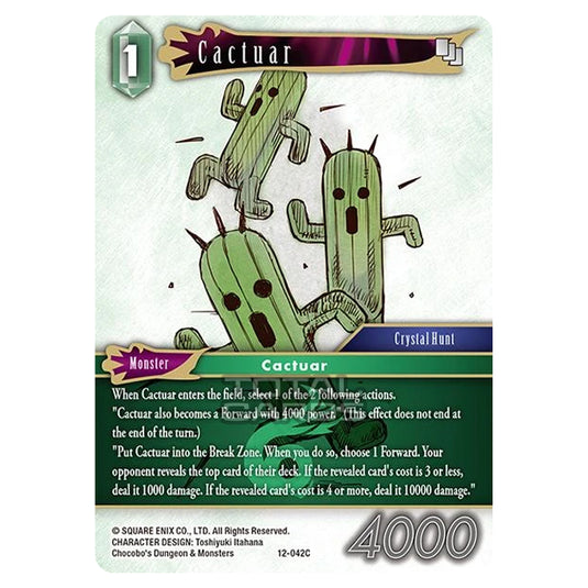 Final Fantasy - Opus 12 - Cactuar - (12-042C)