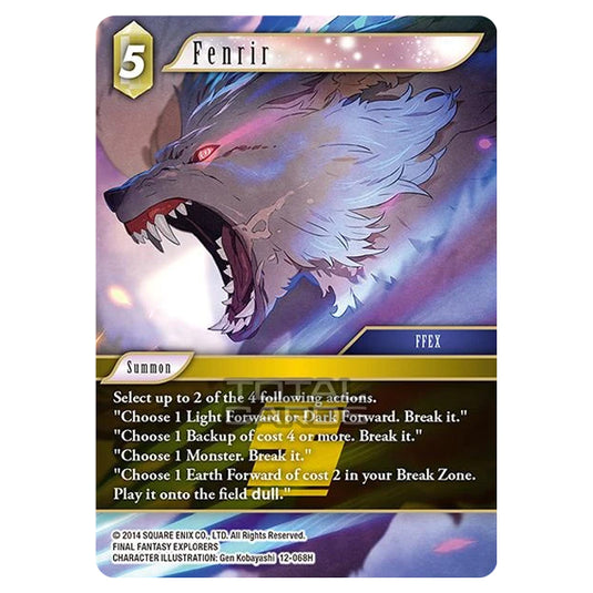 Final Fantasy - Opus 12 - Fenrir - (12-068H)