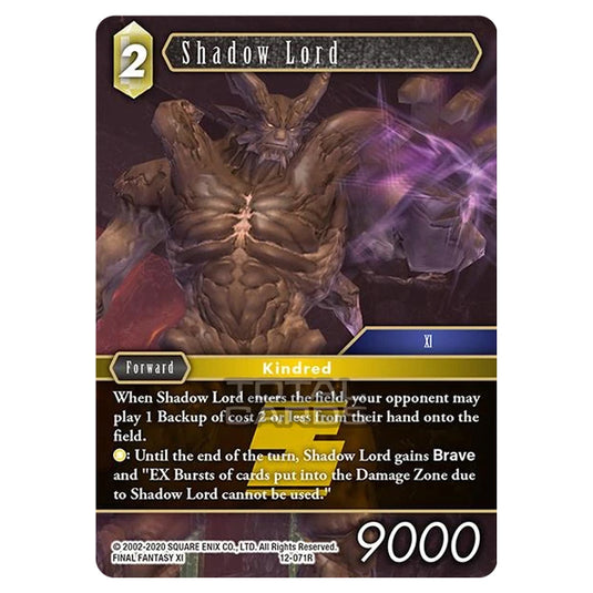 Final Fantasy - Opus 12 - Shadow Lord - (12-071R)