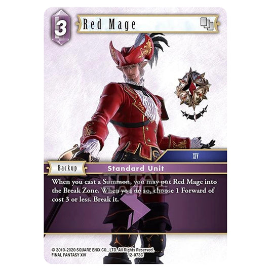 Final Fantasy - Opus 12 - Red Mage - (12-073C)