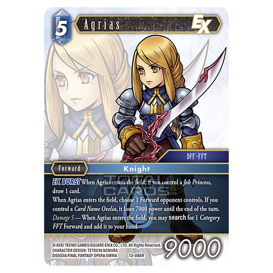 Final Fantasy - Opus 13 - Agrias - (13-086R)