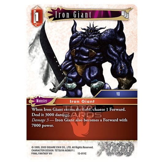 Final Fantasy - Opus 13 - Iron Giant - (13-011C) (Foil)