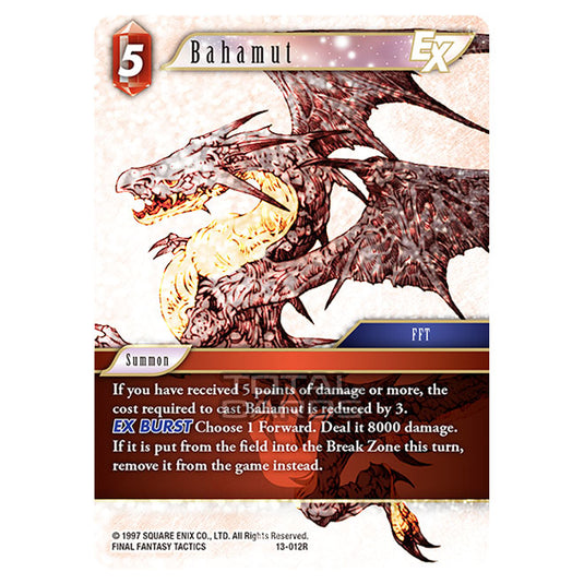 Final Fantasy - Opus 13 - Bahamut - (13-012R) (Foil)