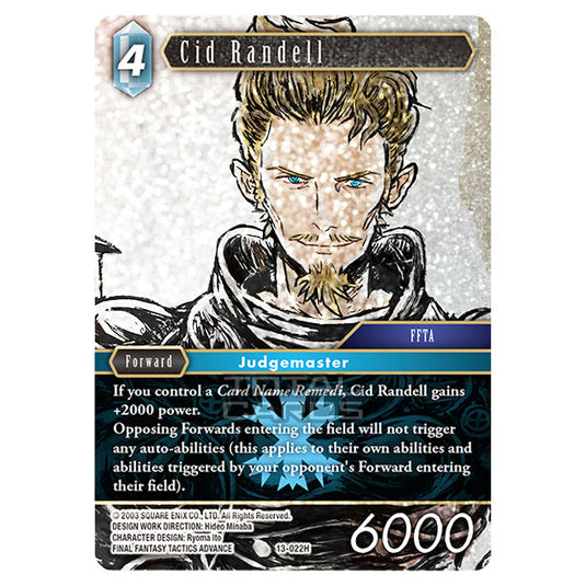 Final Fantasy - Opus 13 - Cid Randell - (13-022H) (Foil)