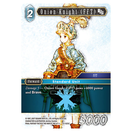 Final Fantasy - Opus 13 - Onion Knight (FFT) - (13-025C) (Foil)