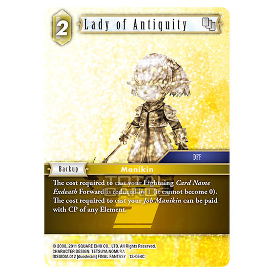 Final Fantasy - Opus 13 - Lady of Antiquity - (13-054C) (Foil)