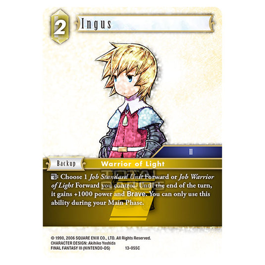 Final Fantasy - Opus 13 - Ingus - (13-055C) (Foil)