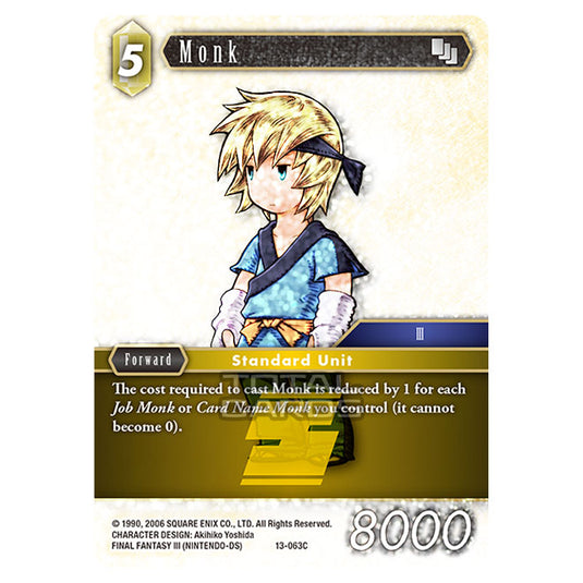 Final Fantasy - Opus 13 - Monk - (13-063C) (Foil)