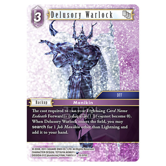 Final Fantasy - Opus 13 - Delusory Warlock - (13-070C) (Foil)