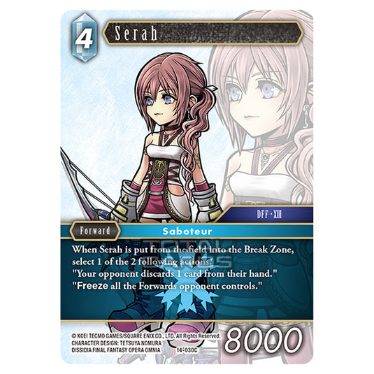 Final Fantasy - Opus 14 - Serah - (14-030C)