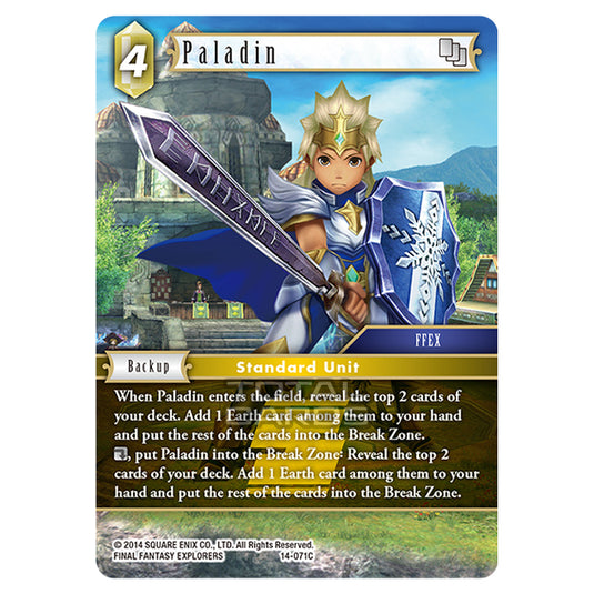 Final Fantasy - Opus 14 - Paladin - (14-071C)