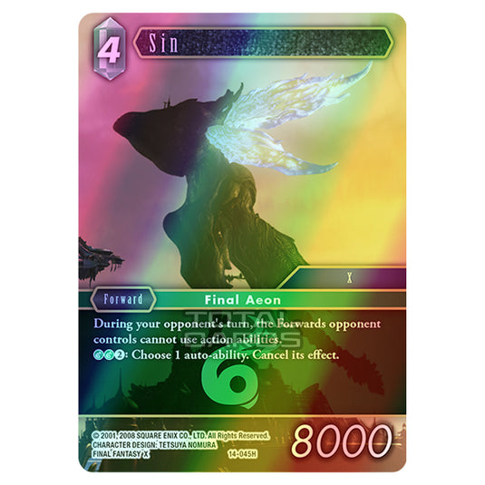 Final Fantasy - Opus 14 - Sin - (14-045H) (Foil)