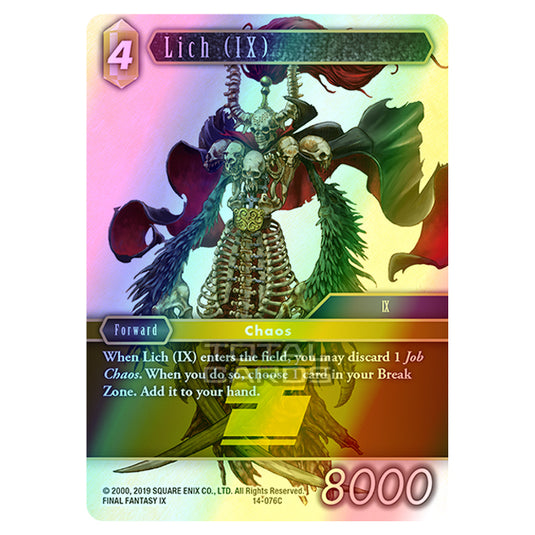 Final Fantasy - Opus 14 - Lich (IX) - (14-076C) (Foil)