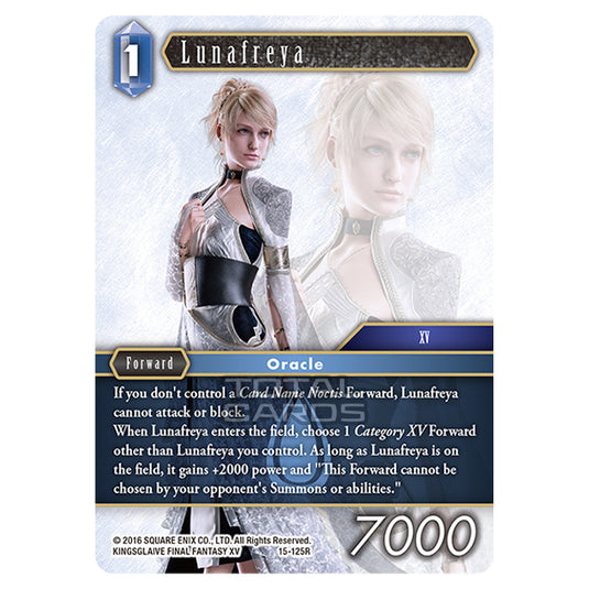 Final Fantasy - Opus 15 - Crystal Dominion - Lunafreya - (15-125R)