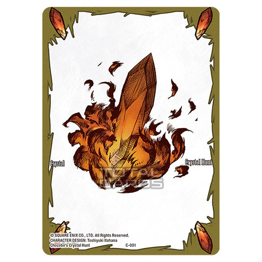 Final Fantasy - Opus 15 - Crystal Dominion - Crystal Token (1) - (C-001)