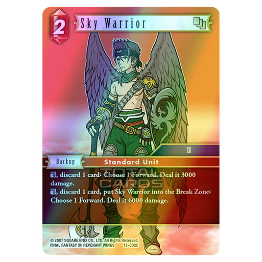 Final Fantasy - Opus 15 - Crystal Dominion - Sky Warrior - (15-002C) (Foil)