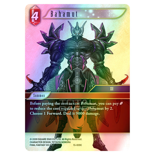 Final Fantasy - Opus 15 - Crystal Dominion - Bahamut - (15-009C) (Foil)