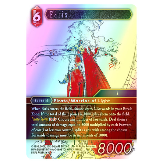 Final Fantasy - Opus 15 - Crystal Dominion - Faris - (15-012H) (Foil)