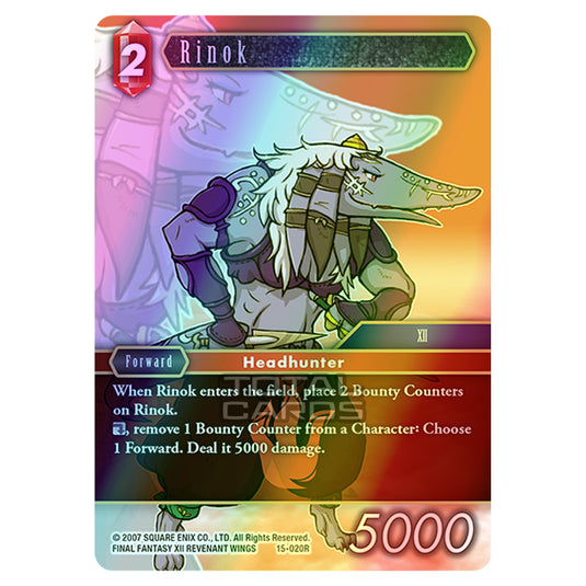 Final Fantasy - Opus 15 - Crystal Dominion - Rinok - (15-020R) (Foil)