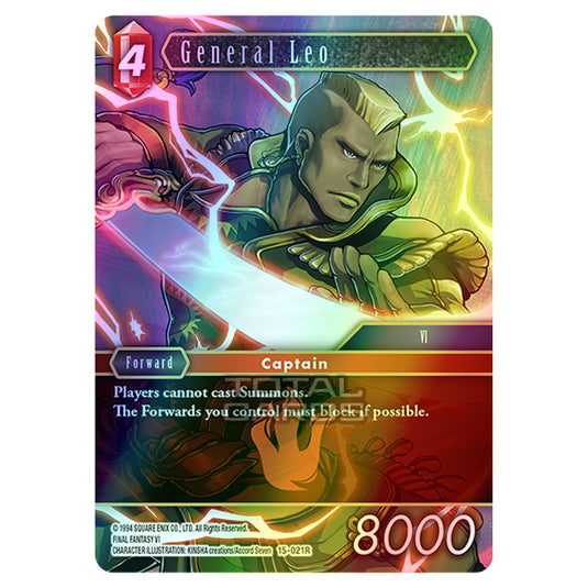 Final Fantasy - Opus 15 - Crystal Dominion - General Leo - (15-021R) (Foil)