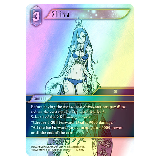 Final Fantasy - Opus 15 - Crystal Dominion - Shiva - (15-031C) (Foil)