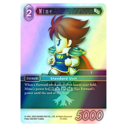 Final Fantasy - Opus 15 - Crystal Dominion - Mime - (15-039C) (Foil)