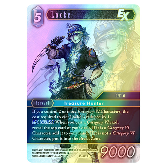 Final Fantasy - Opus 15 - Crystal Dominion - Locke - (15-042R) (Foil)