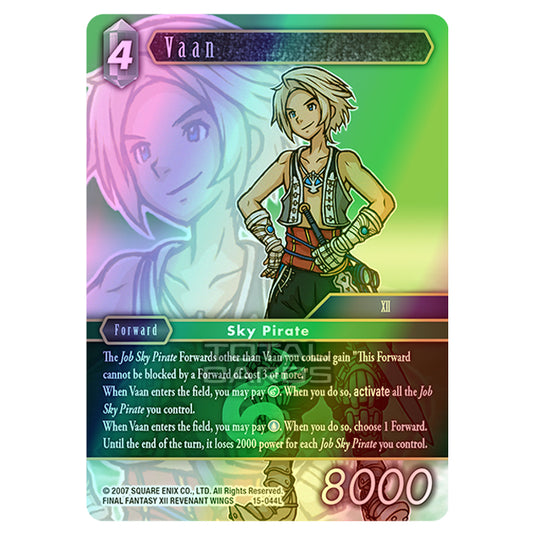 Final Fantasy - Opus 15 - Crystal Dominion - Vaan - (15-044L) (Foil)