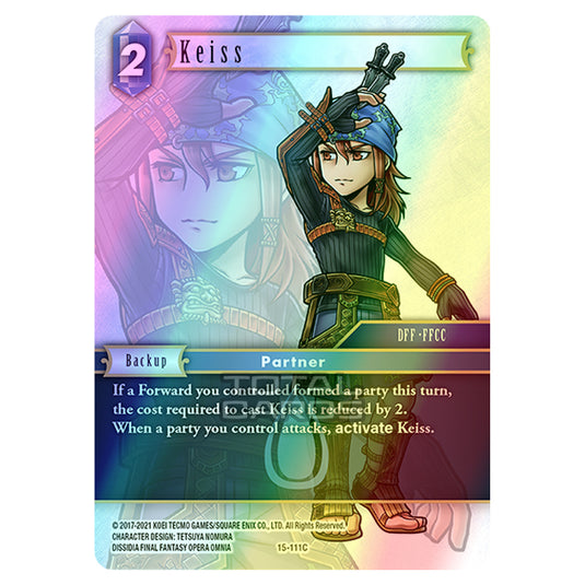 Final Fantasy - Opus 15 - Crystal Dominion - Keiss - (15-111C) (Foil)