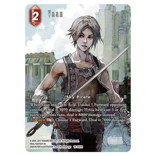 Final Fantasy - Emissaries of Light - Vaan (Full Art) - (16-001RA)