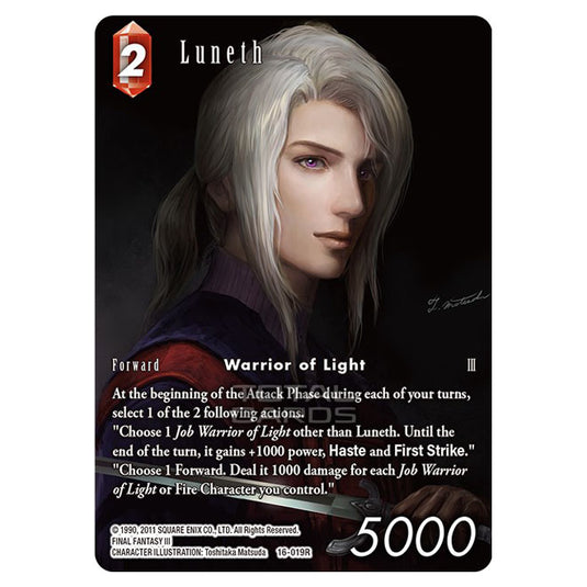 Final Fantasy - Emissaries of Light - Luneth (Full Art) - (16-019RA)