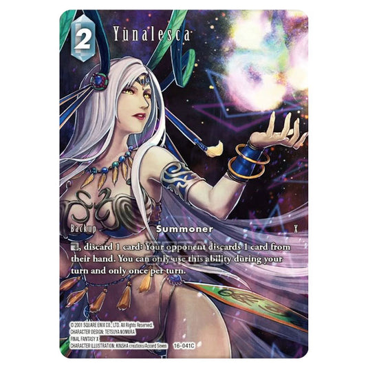 Final Fantasy - Emissaries of Light - Yunalesca (Full Art) - (16-041CA)