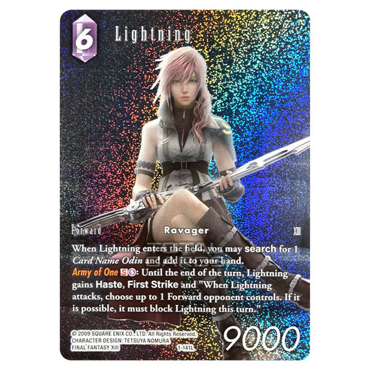 Final Fantasy - Emissaries of Light - Lightning (Full Art Reprint) - (16-143L)