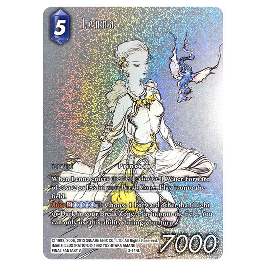 Final Fantasy - Emissaries of Light - Lenna (Full Art Reprint) - (16-144L)