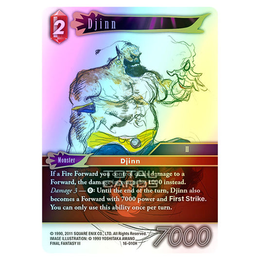 Final Fantasy - Emissaries of Light - Djinn - (16-010H) (Foil)