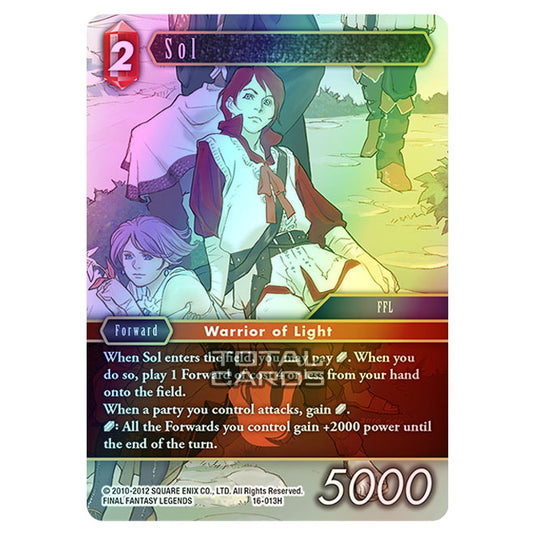 Final Fantasy - Emissaries of Light - Sol - (16-013H) (Foil)