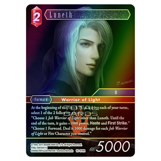 Final Fantasy - Emissaries of Light - Luneth - (16-019R) (Foil)