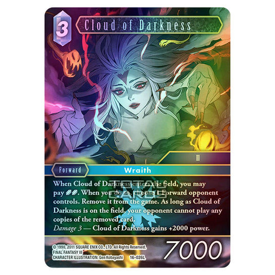 Final Fantasy - Emissaries of Light - Cloud of Darkness - (16-026L) (Foil)