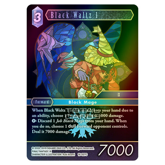 Final Fantasy - Emissaries of Light - Black Waltz 1 - (16-027C) (Foil)