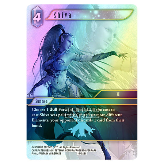 Final Fantasy - Emissaries of Light - Shiva - (16-028C) (Foil)