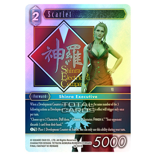 Final Fantasy - Emissaries of Light - Scarlet - (16-031R) (Foil)