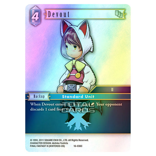 Final Fantasy - Emissaries of Light - Devout - (16-036C) (Foil)