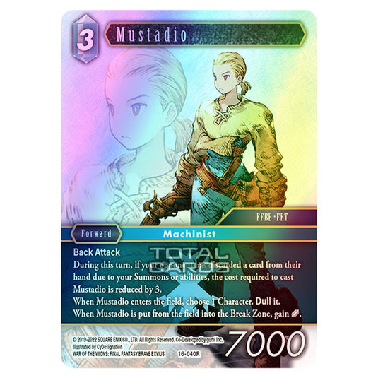 Final Fantasy - Emissaries of Light - Mustadio - (16-040R) (Foil)