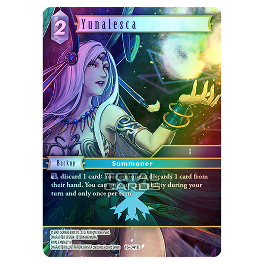 Final Fantasy - Emissaries of Light - Yunalesca - (16-041C) (Foil)