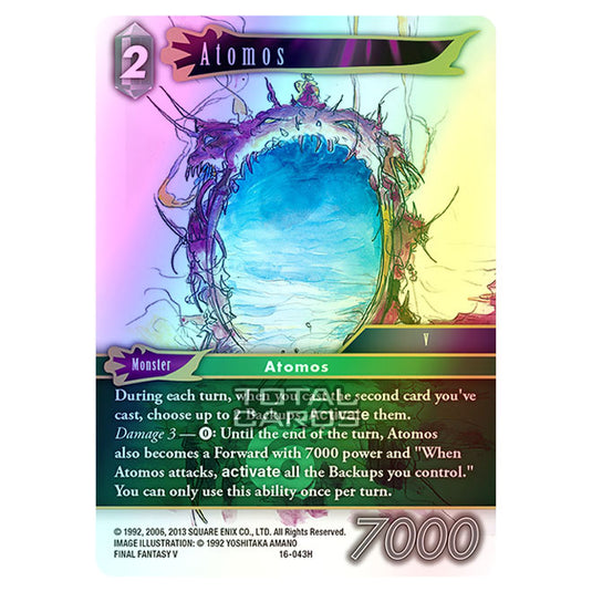 Final Fantasy - Emissaries of Light - Atomos - (16-043H) (Foil)