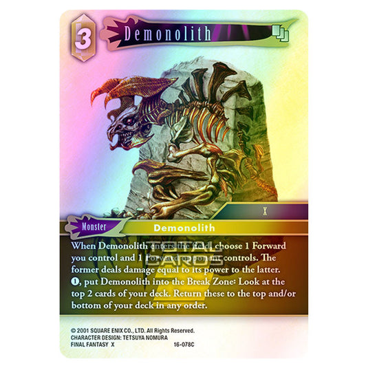 Final Fantasy - Emissaries of Light - Demonolith - (16-078C) (Foil)